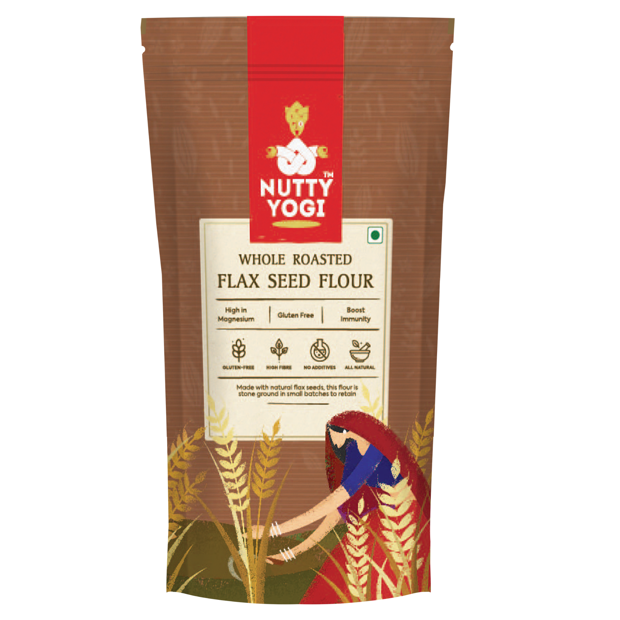 Nutty Yogi Whole Roasted Flax Seed Flour 300g