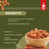 Nutty Yogi Mamra Almonds 1.2kgs jar | No Additives | Gluten Free | Vegan | Non GMO | Nuts | Dry Fruits