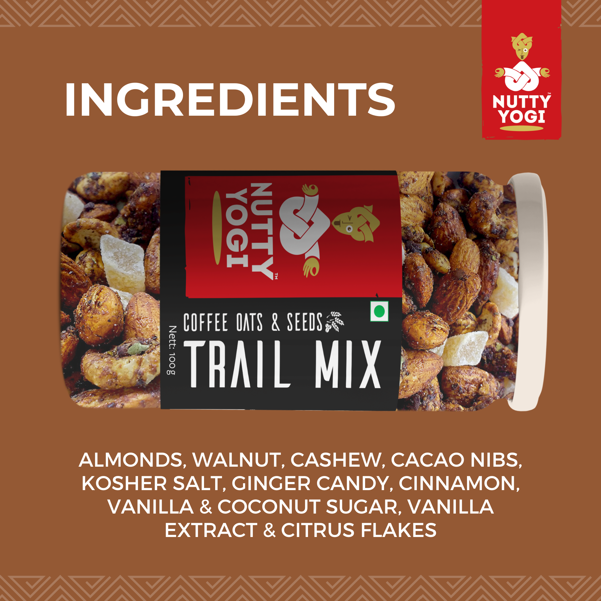 Nutty Yogi Cacao Nibs Trail Mix