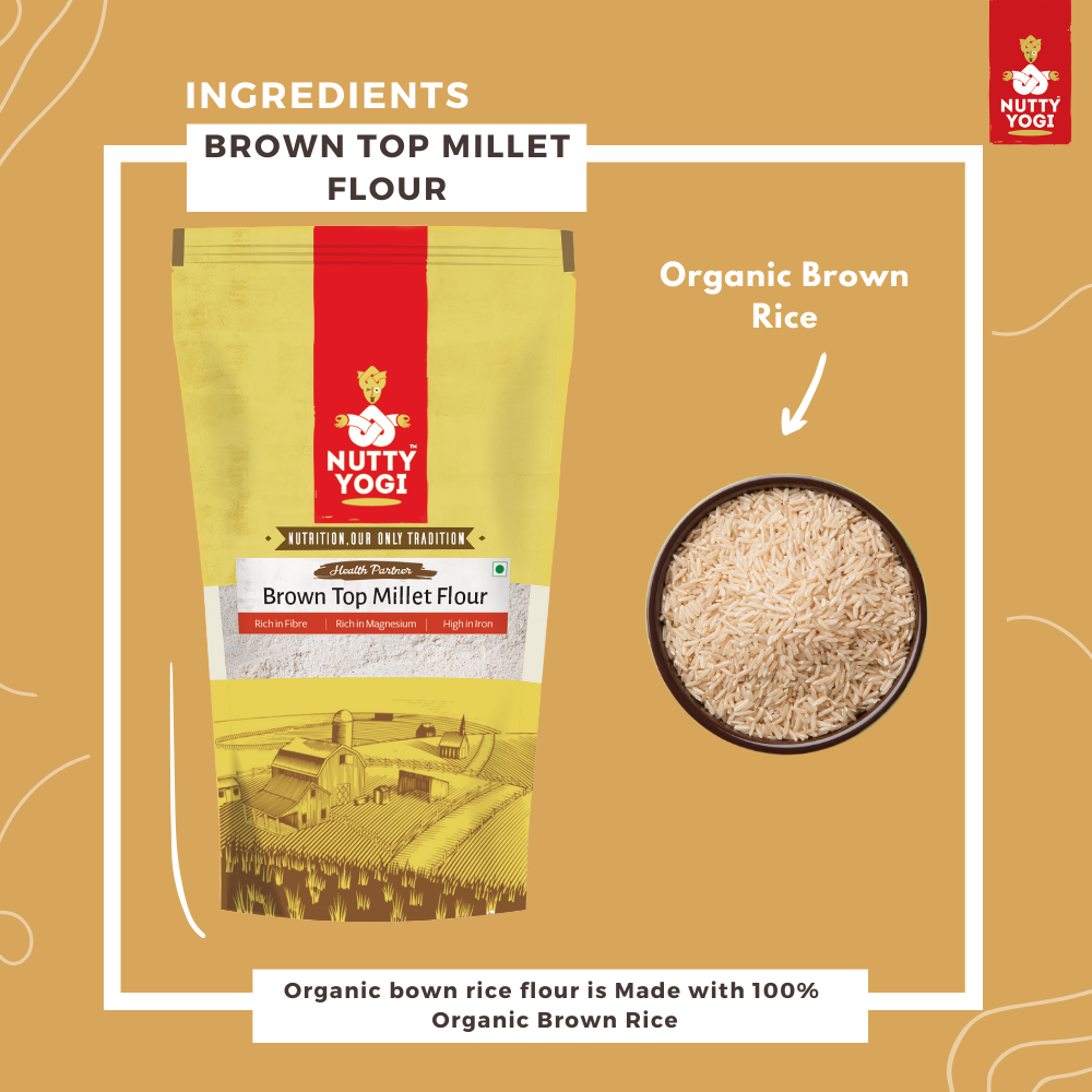 Nutty Yogi Organic Browntop Millet Flour
