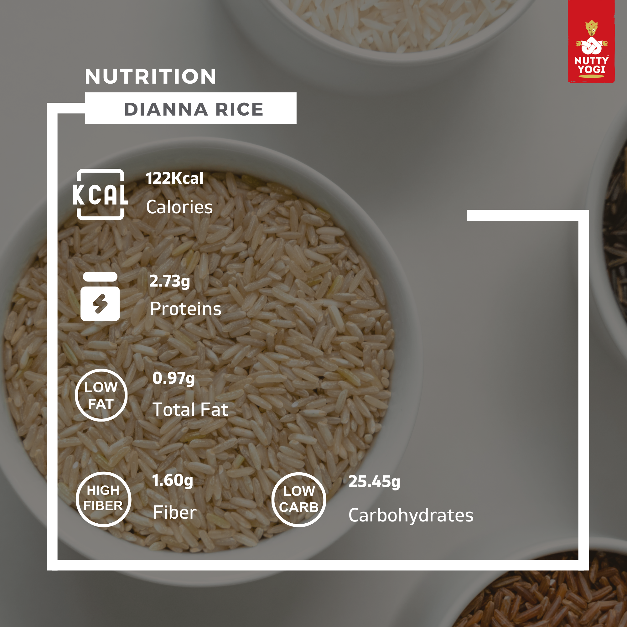 Nutty Yogi Organic Dianna Rice