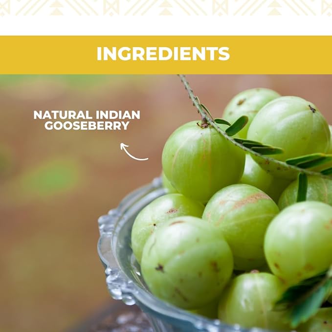 Nutty Yogi Amla Powder 100g | Organic Amla Indian Gooseberry Powder for Hair Growth