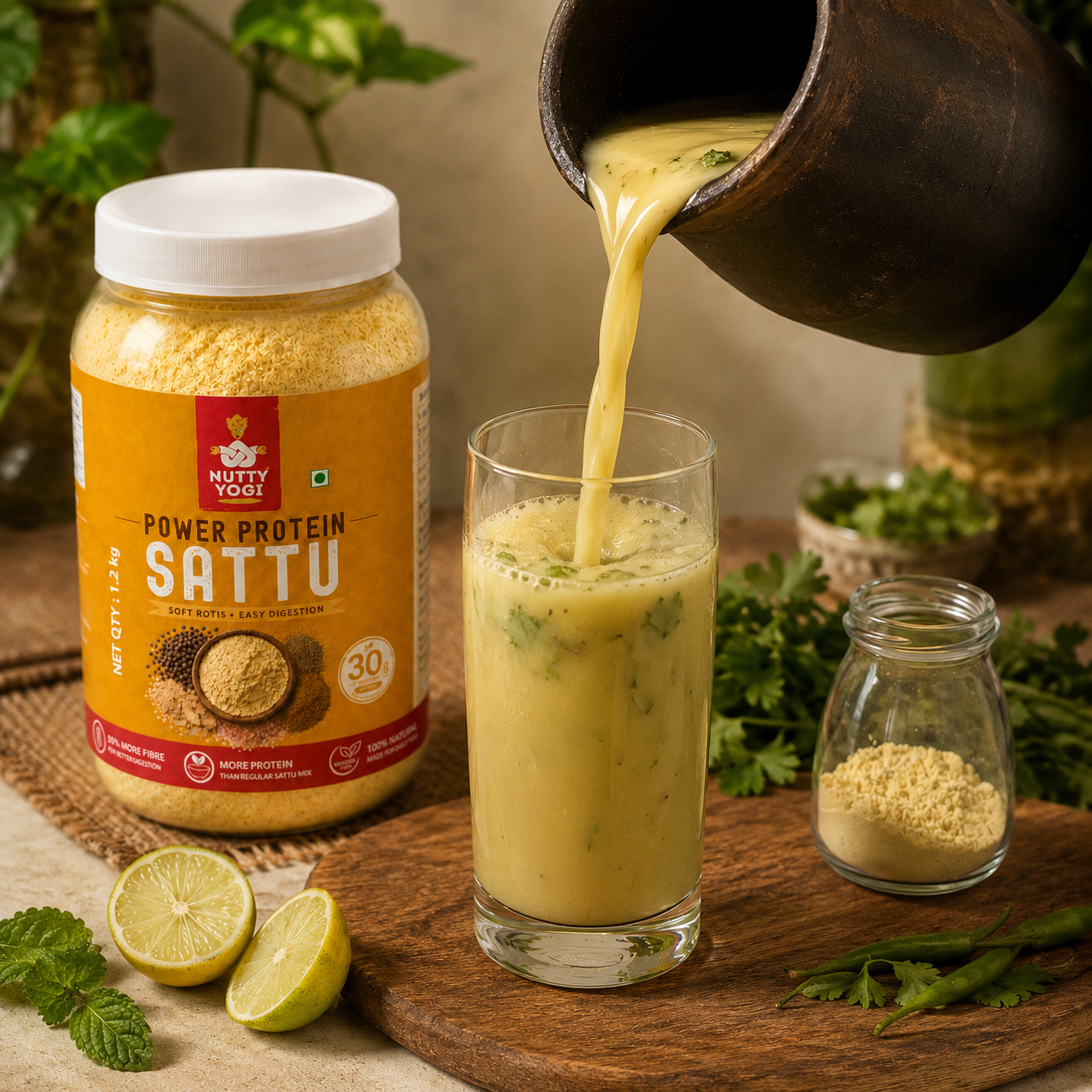 Nutty Yogi Power Protein Sattu Mix