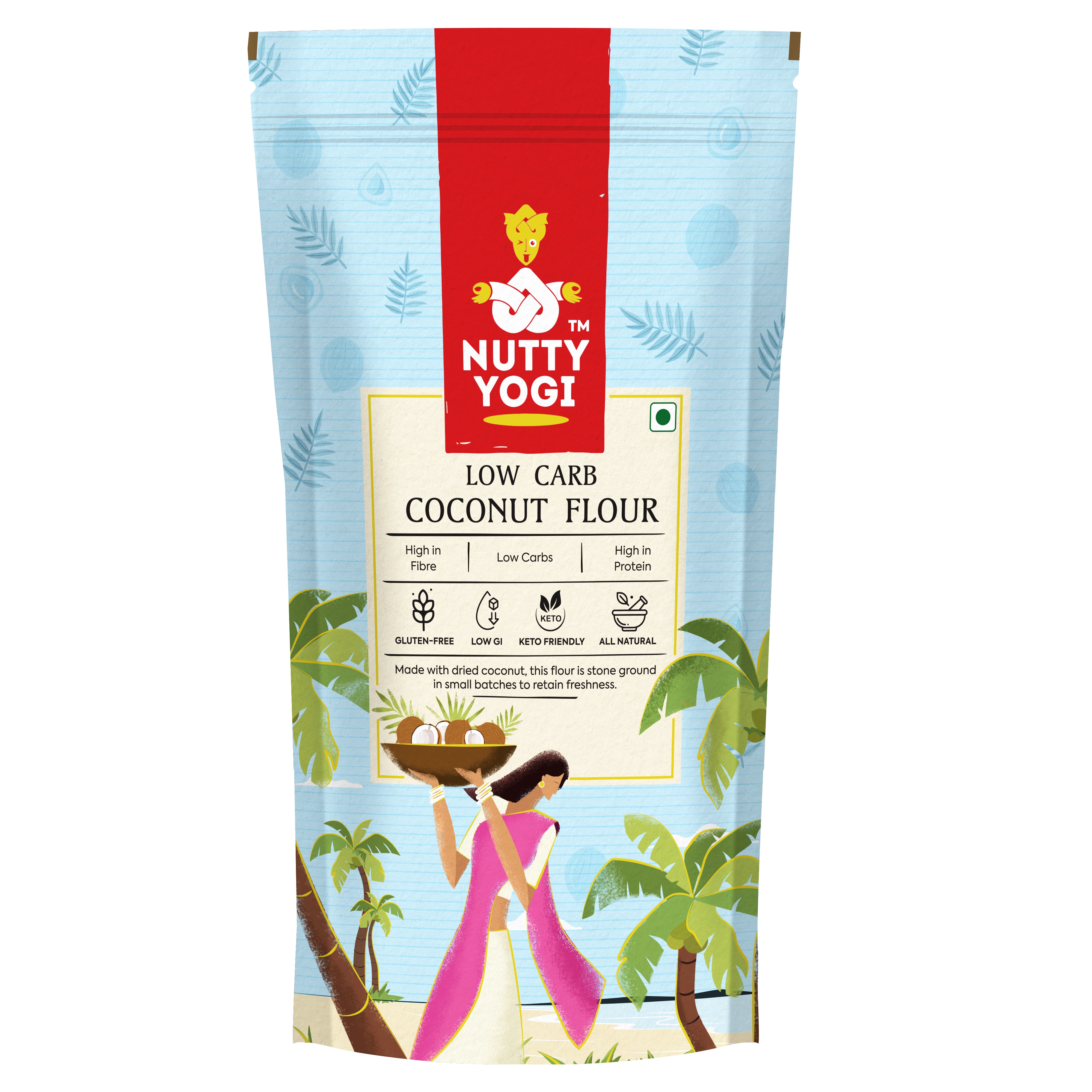 Nutty Yogi Coconut Flour 400g pack of 1