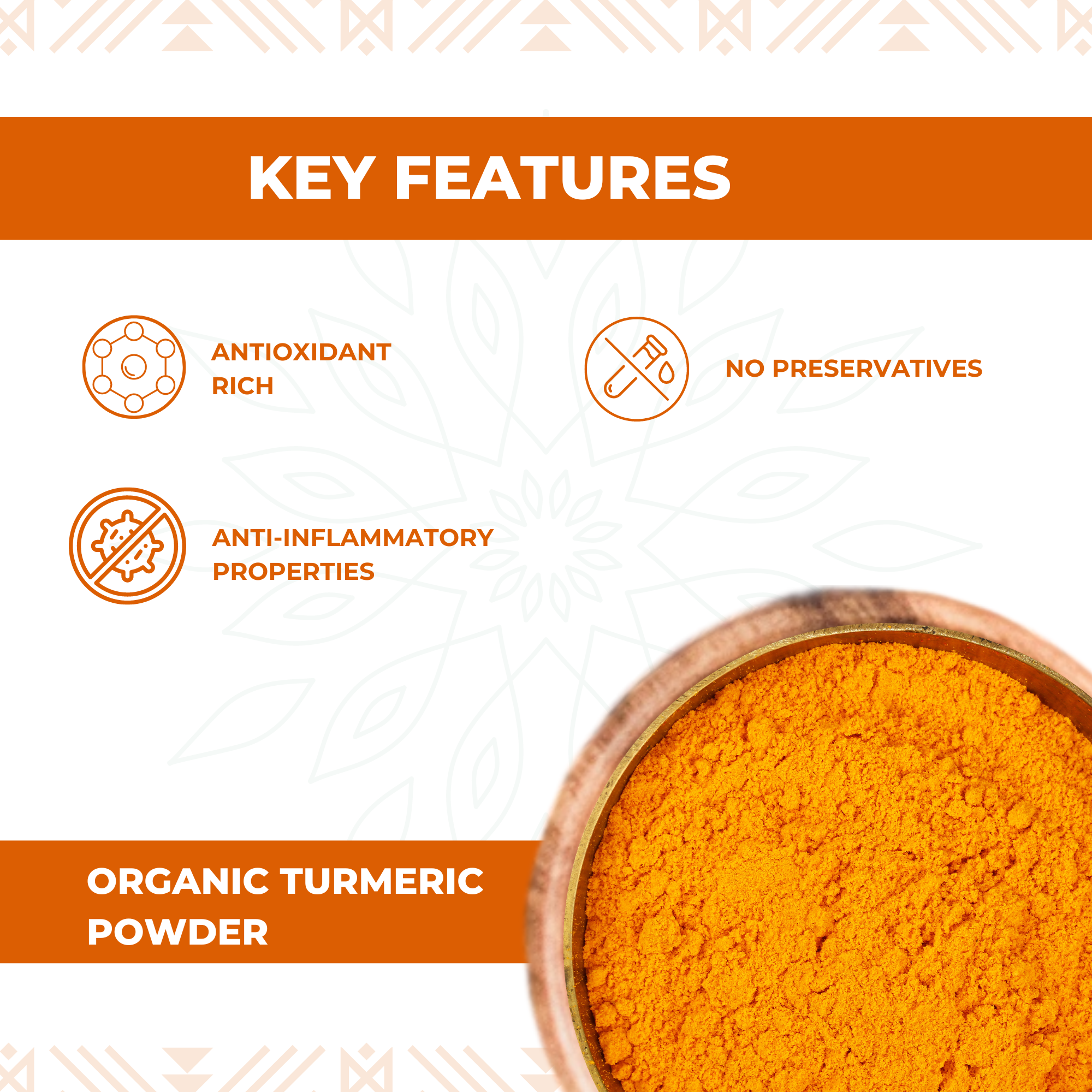 Nutty Yogi Organic Turmeric Powder / Haldi