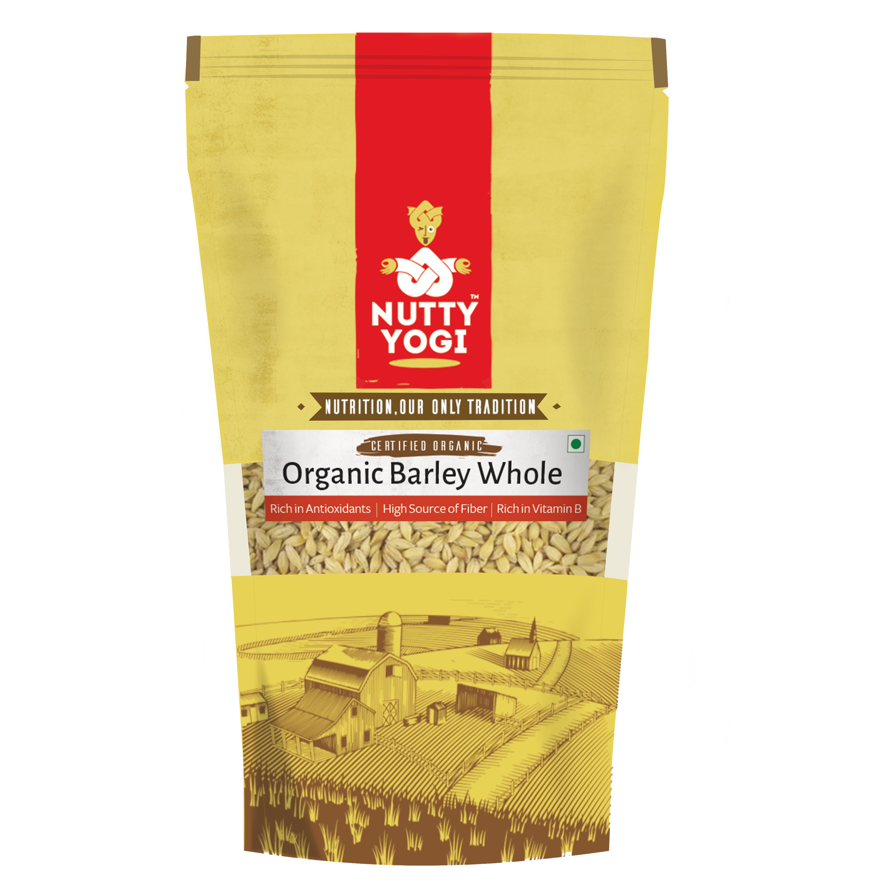 Nutty Yogi Organic Barley Whole