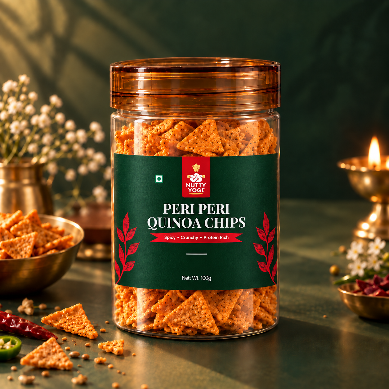 Nutty Yogi Healthy Snacking Curated Gift Box (4x100g)
