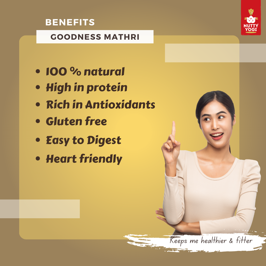 Nutty Yogi Peri Peri Mathri 200gm