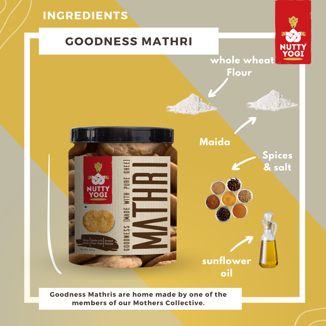 Nutty Yogi Peri Peri Mathri 200gm