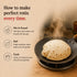 Step-by-step guide to making perfect soft puffed rotis on a traditional roti tawa with mixing, rolling, and cooking instructions.