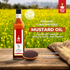 Nutty yogi organic cold pressed Mustard oil |Natural cooking oil|No additives 1 L