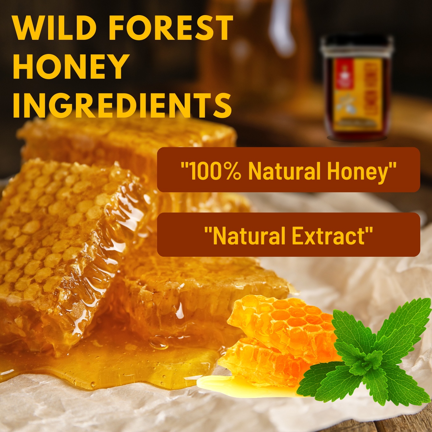 Nutty Yogi Wild Forest Raw Honey