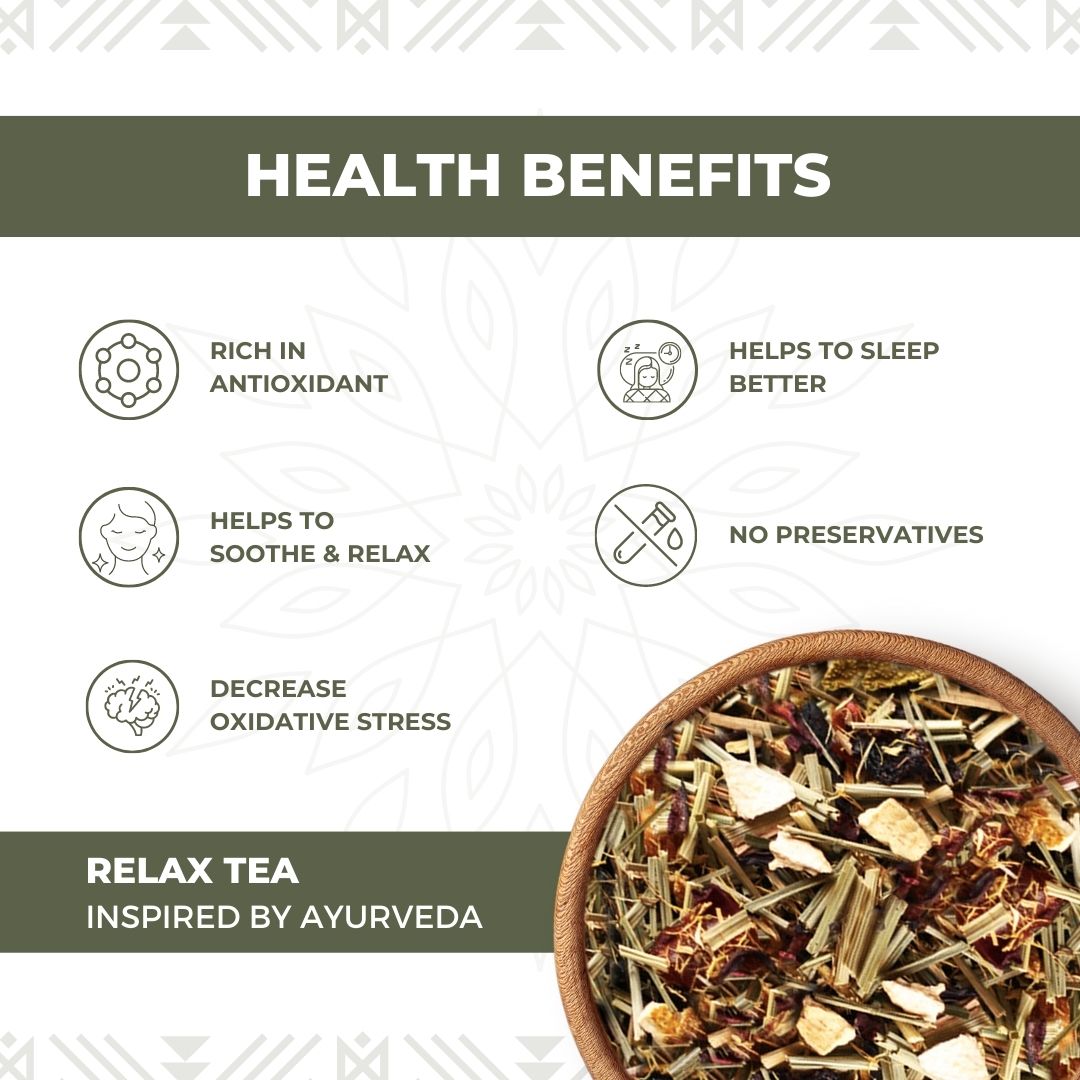 Nutty Yogi Green Herbal Relax Tea | 50g