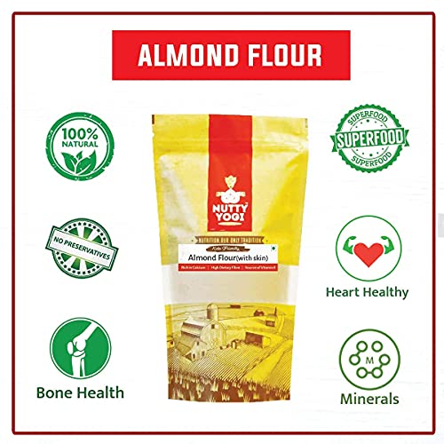 Nutty Yogi Natural Almond Flour  (Gluten-Free, Low-carb, Un blanched)