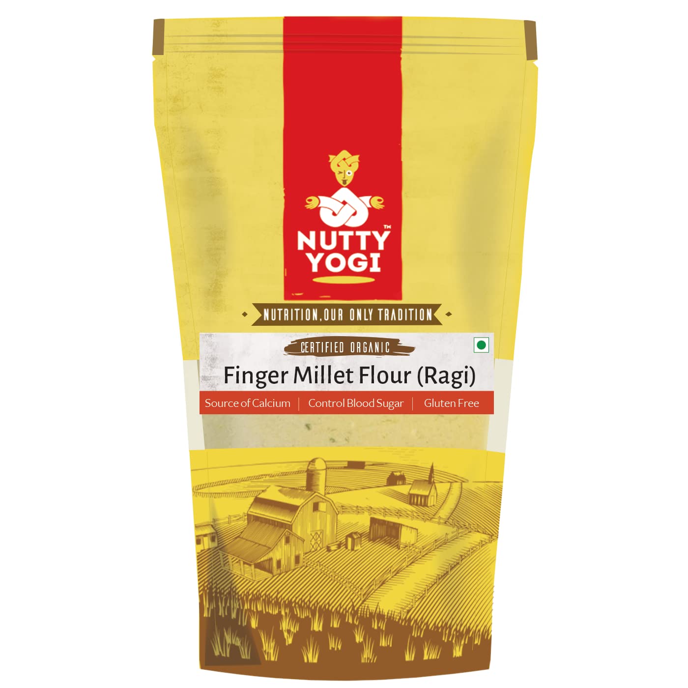 Nutty Yogi Finger Millet Flour / Ragi Atta