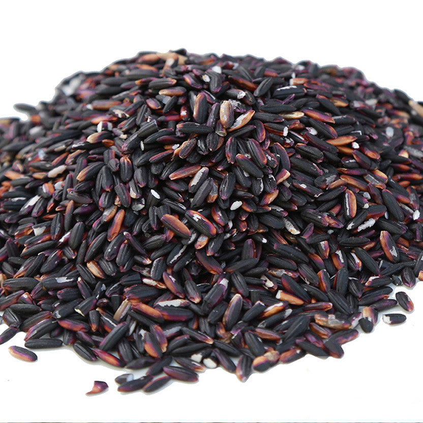 Organic Burma Black Rice.