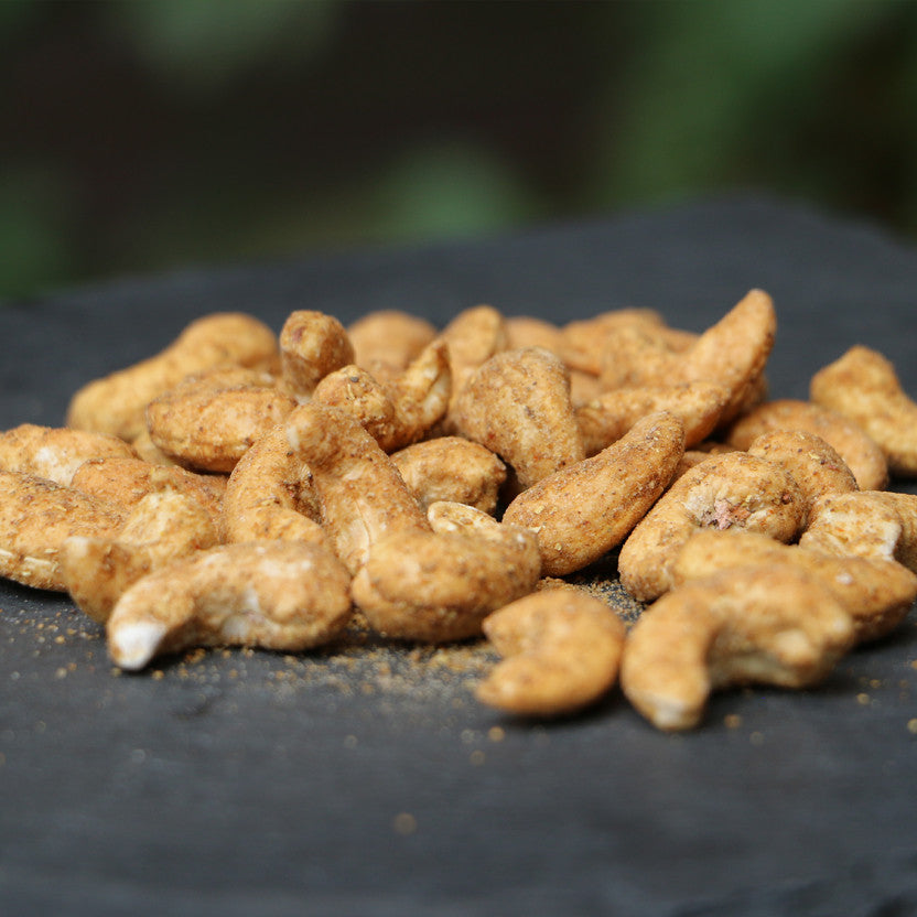 Crunchy Chatpata Cashews.