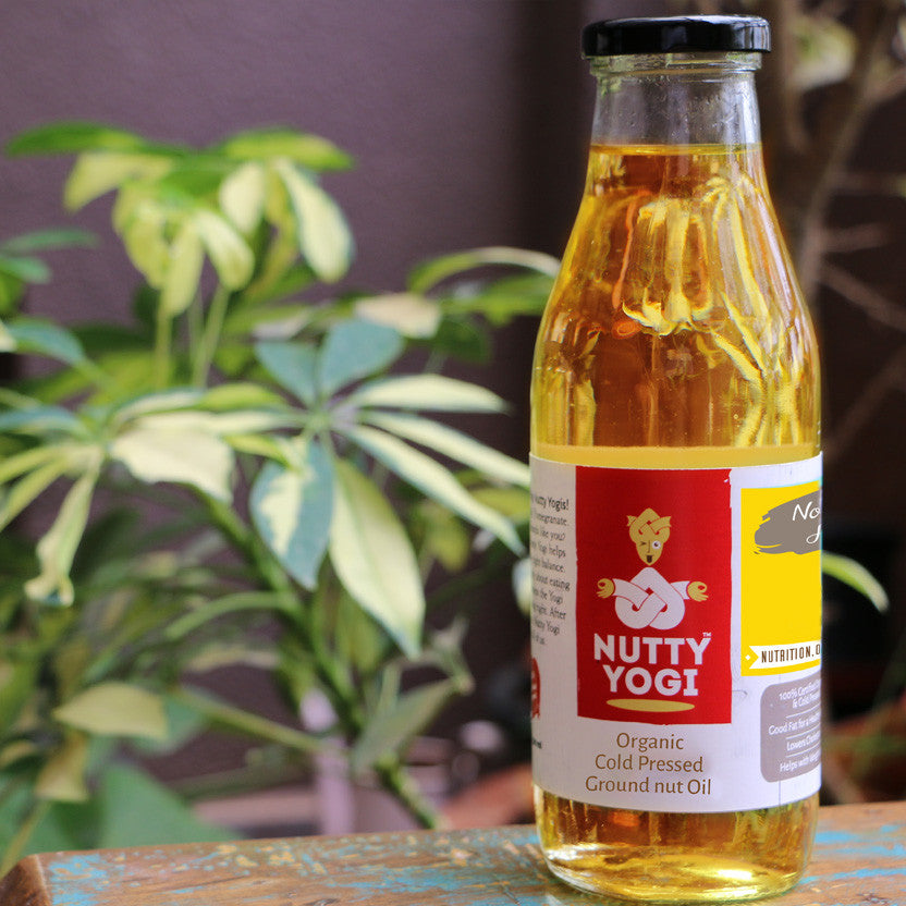 Cold Pressed Groundnut Oil.
