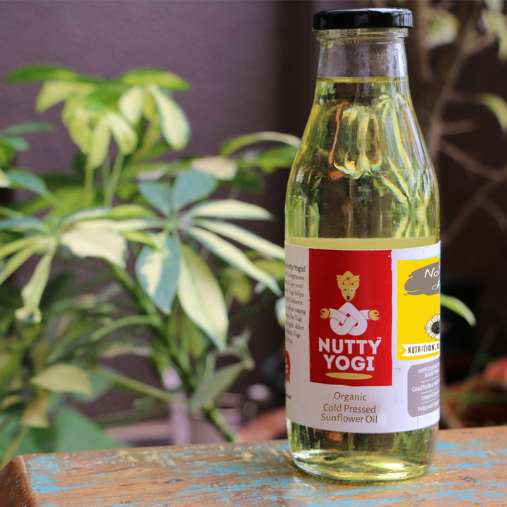 Buy The Organic And Best Sunflower Oil In India From Nutty Yogi