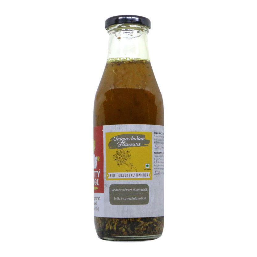 Panchphoran Infused Mustard Oil.