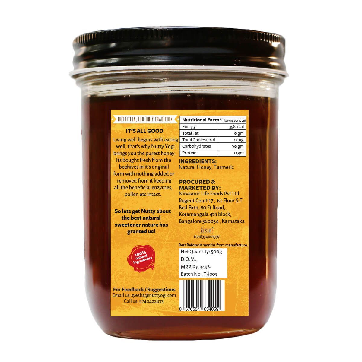 Turmeric Honey.