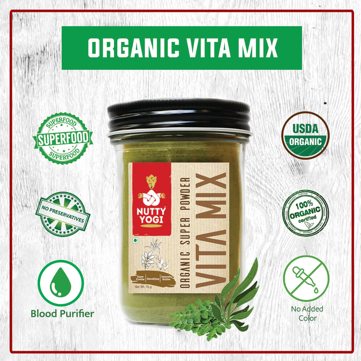 Organic Vita Mix.
