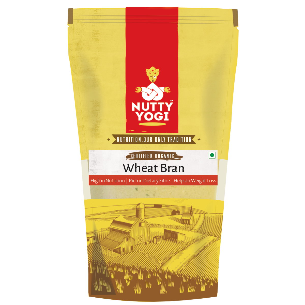 Nutty Yogi Organic Wheat Bran